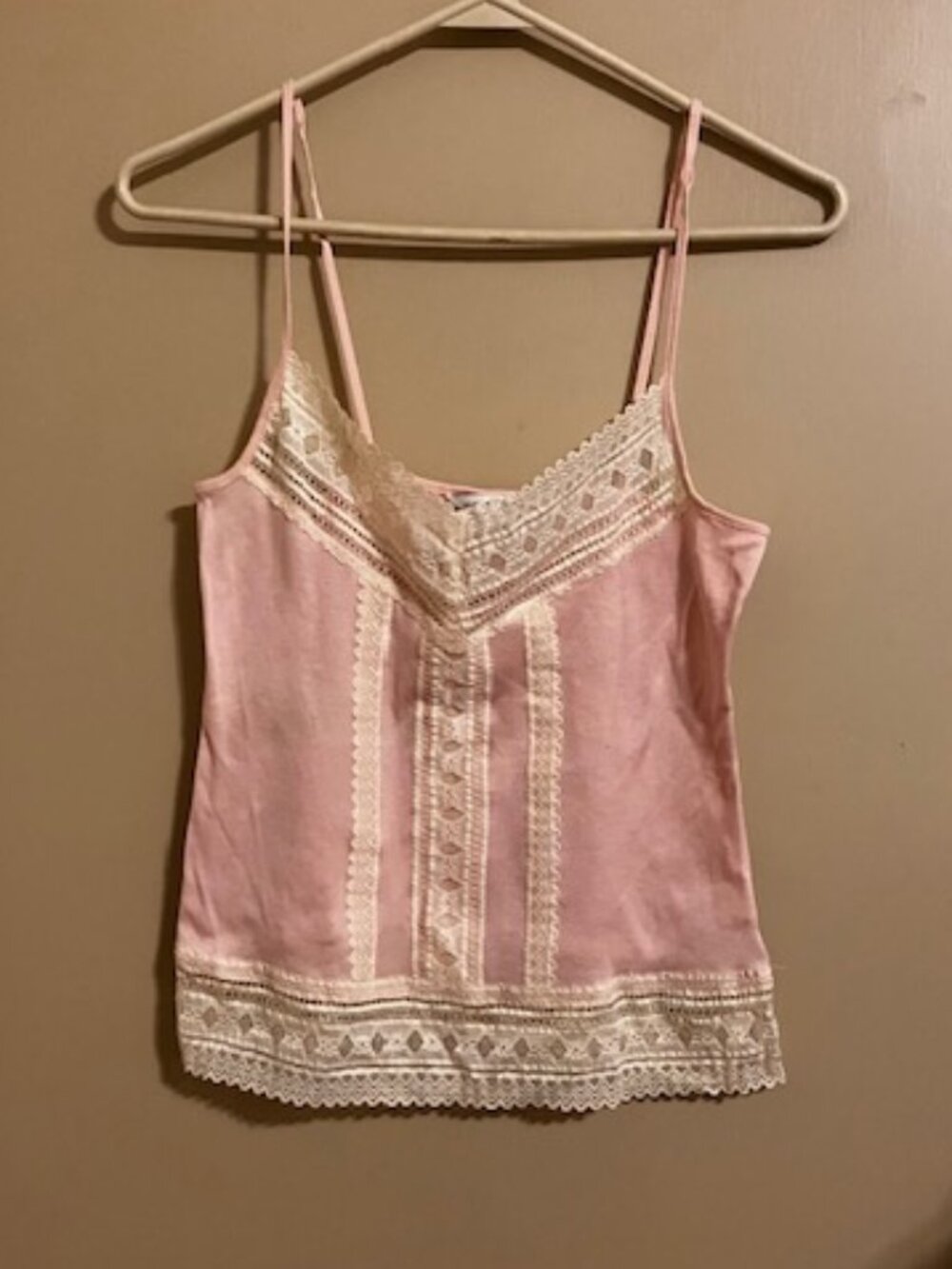 BR Pink Lace Camisole